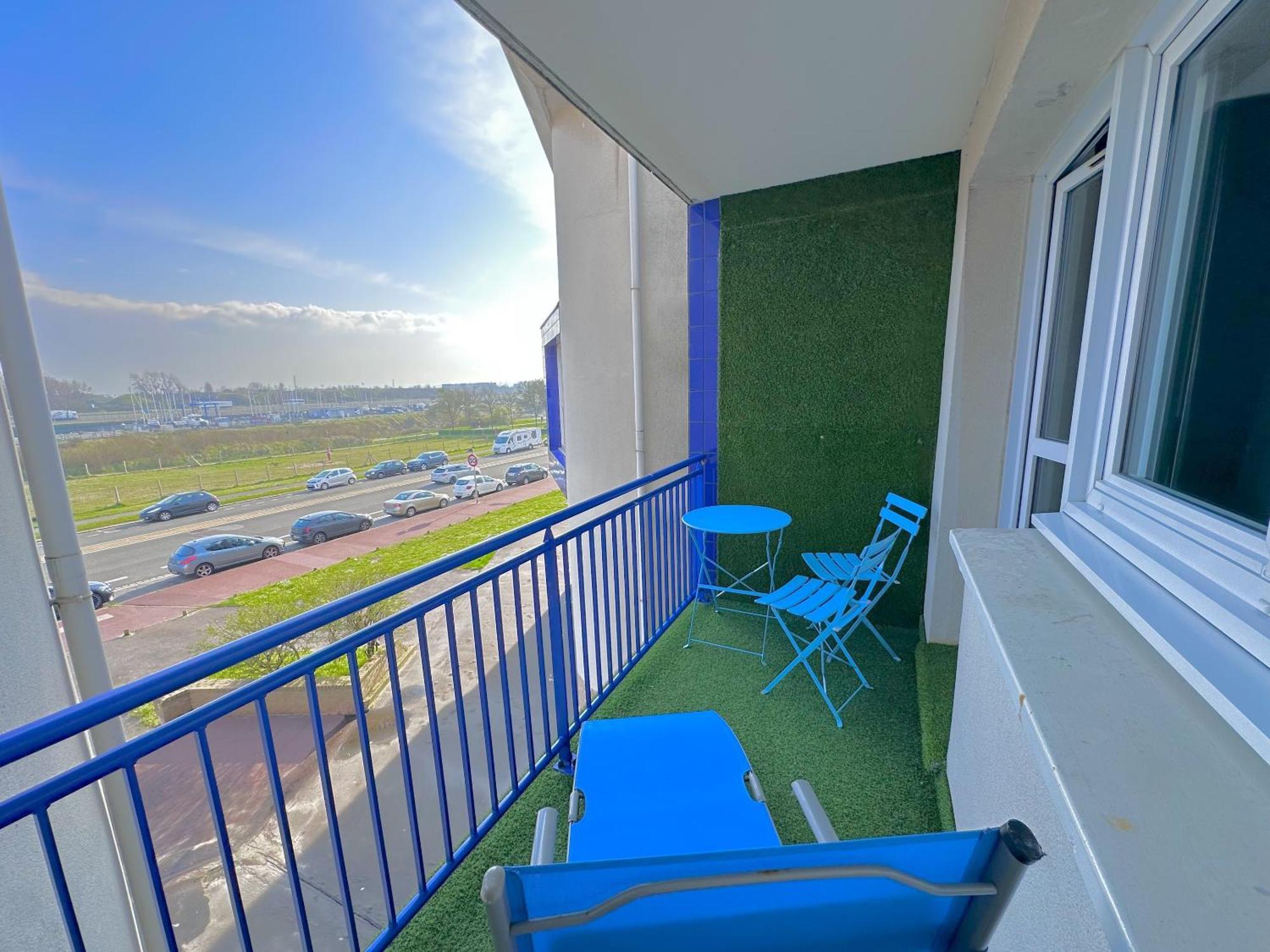 Appartement Luxe Vue Sur Mer Calais Plage Bagian luar foto