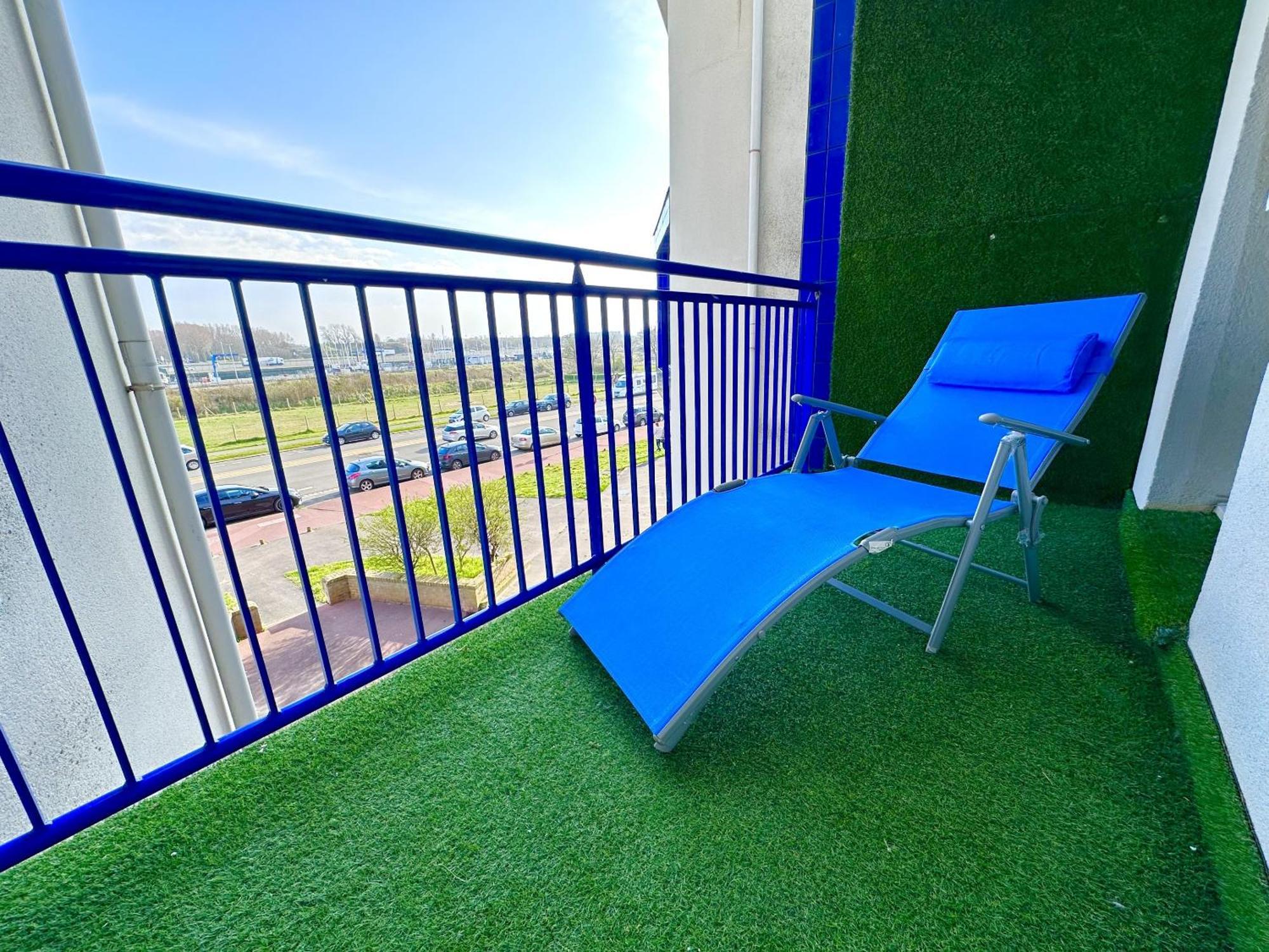 Appartement Luxe Vue Sur Mer Calais Plage Bagian luar foto